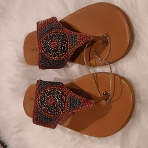 The Sak Shana Multicolored Sandals in Size 8